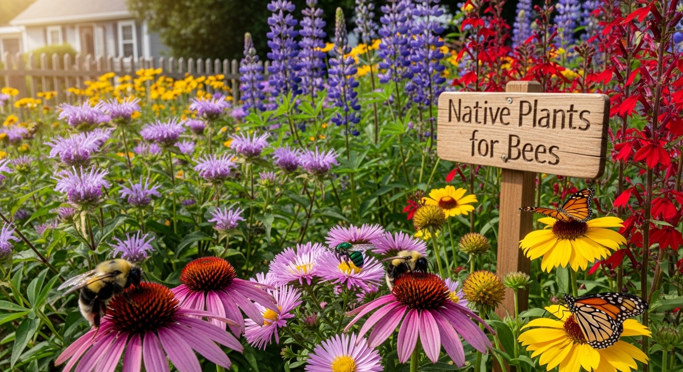 How to Attract Bees to Your Garden Using Native Plants - Garden Design